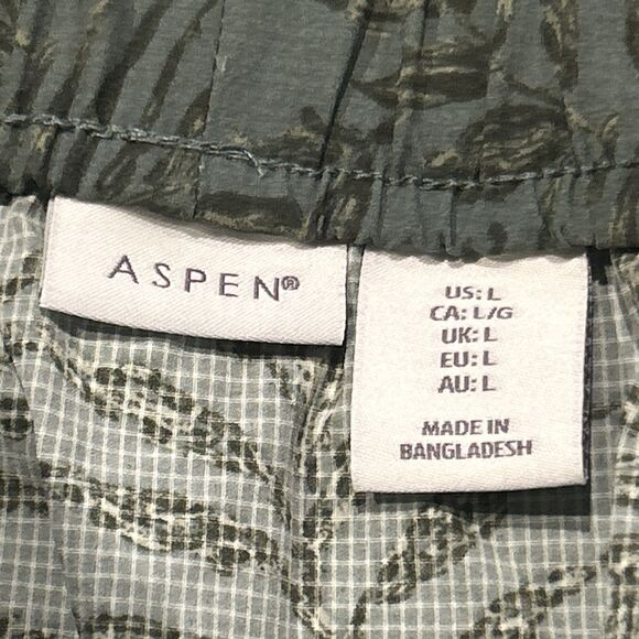 Aspen Skirt Womens Large Cargo Hiking Belted Outdoors Athletic Stretch Leaves - Picture 2 of 6